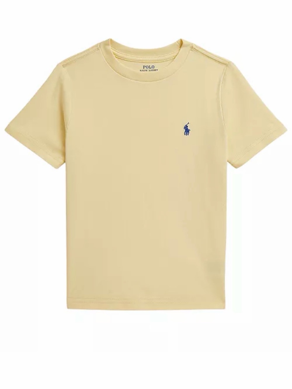 Ralph Lauren Short-Sleeve Crewneck Tee in Soft Cream kids 8 y